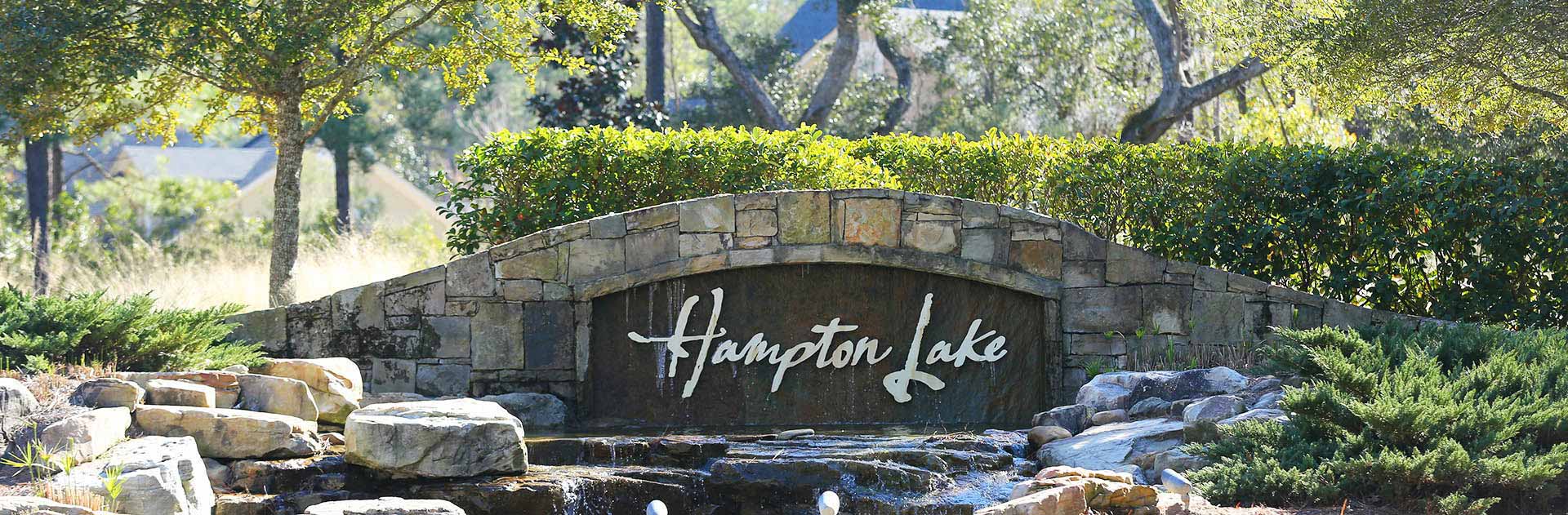 Hampton Lake Community Sign